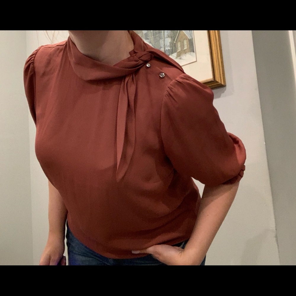Pink blouse